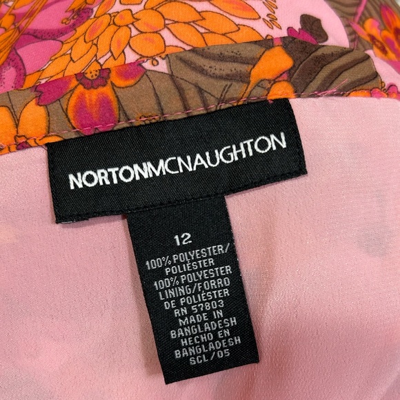 Norton McNaughton Floral Chiffon Skirt - Picture 7 of 7